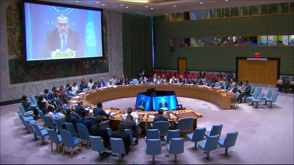The situation in the Middle East, including the Palestinian question - Security Council, 10203rd meeting