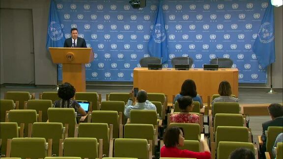Permanent Representative of Venezuela Briefs Press