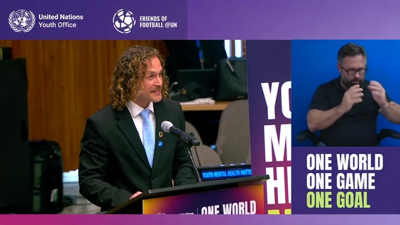 One World, One Game, One Goal: Football as a Catalyst for Youth Mental Health and Well-Being (Spotlight Sessions, ECOSOC Chamber)