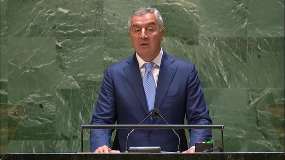 Montenegro - President Addresses General Debate, 76th Session