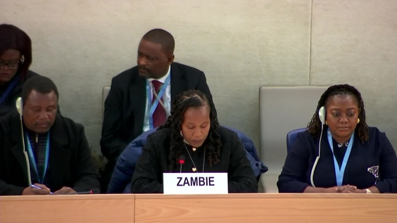 Zambia UPR Adoption - 42nd Session of Universal Periodic Review