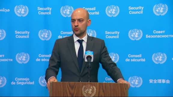 Jean-Noël Barrot (France) on Artificial Intelligence - Security Council Media Stakeout