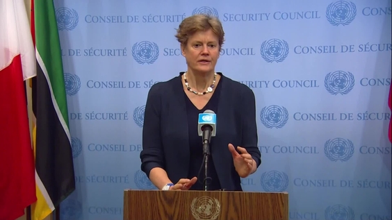 Barbara Woodward (United Kingdom) on the Situation in Afghanistan  - Security Council Media Stakeout