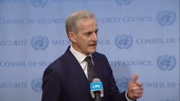 Jonas Gahr Støre (Norway) on the UN Security Council Open Debate 'War in cities: protection of civilians in urban settings'