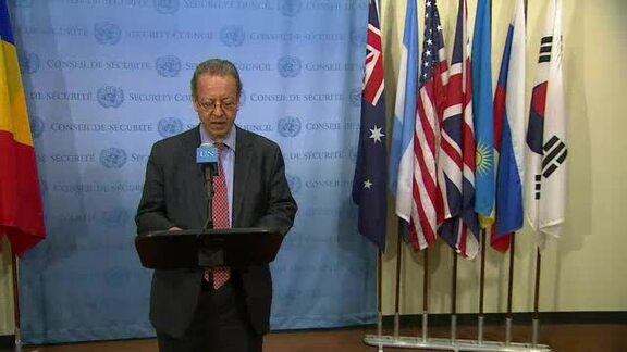 Special Adviser to the Secretary-General on the Middle East, addresses the press