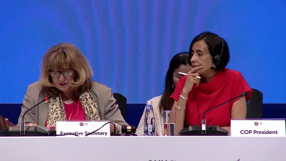 High-Level Segment: Closing Plenary at COP16 – United Nations Biodiversity Conference 2024