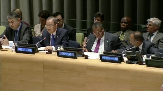 Ban Ki-moon, 2014 Observance of the International Day against Nuclear Tests - General Assembly, informal meeting