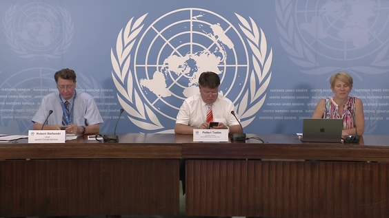 WMO-WHO Joint Press Conference on Heatwave in Europe