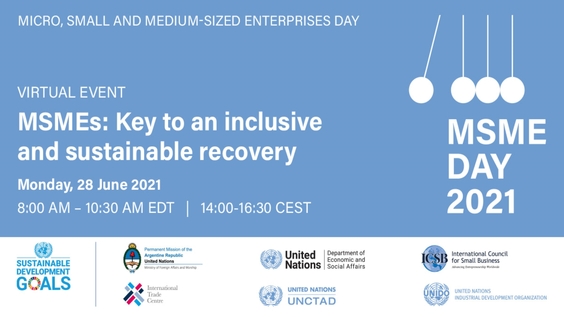 MSMEs: Key to an inclusive and sustainable recovery - Micro-, Small and Medium-sized Enterprises Day 2021