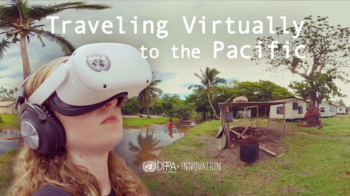Traveling virtually to the Pacific – The UN uses Virtual Reality for advocacy on climate security