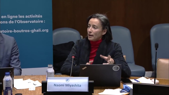 (Panel 2) The challenges of francophonie in peacekeeping – Observatory Boutros-Ghali for peacekeeping