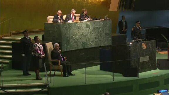 President of Palestine Addresses General Assembly