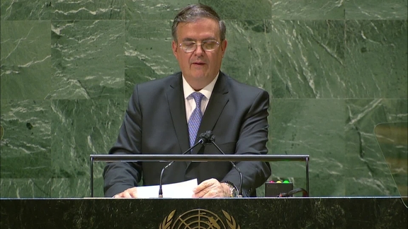 Mexico- Secretary of Foreign Affairs Addresses General Debate, 76th Session