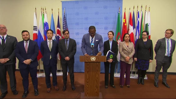 Michael Imran Kanu (Sierra Leone) on behalf of the ICC caucus on Sudan - Security Council Media Stakeout