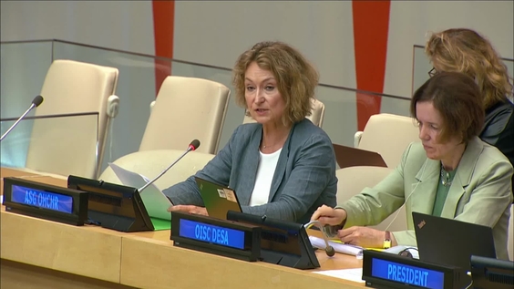 Economic and Social Council, Management Segment: 33rd plenary meeting, 2022 session