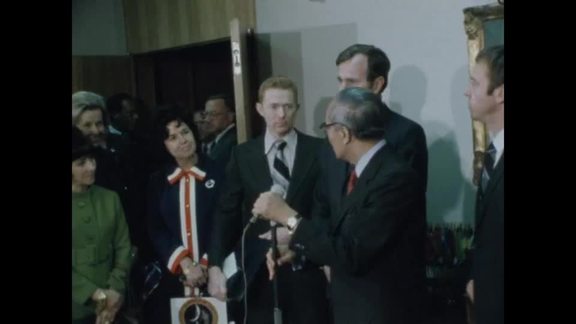 US Apollo 14 Astronauts Visit UN Headquarters