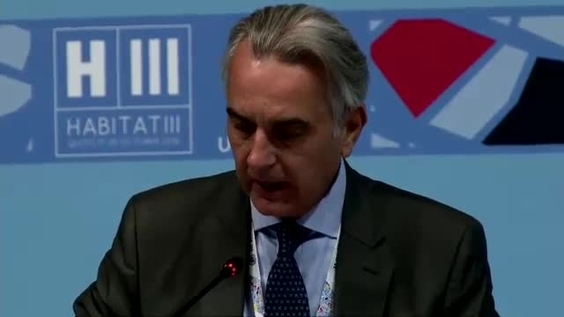 Representative of the League of Arab States, Habitat III, 7th Plenary meeting