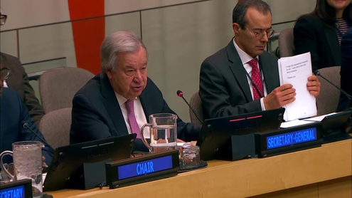 António Guterres (UN Secretary-General) at the 2026 Opening Session of the Committee on the Exercise of the Inalienable Rights of the Palestinian People