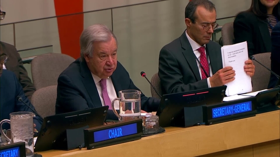 António Guterres (UN Secretary-General) at the 2026 Opening Session of the Committee on the Exercise of the Inalienable Rights of the Palestinian People