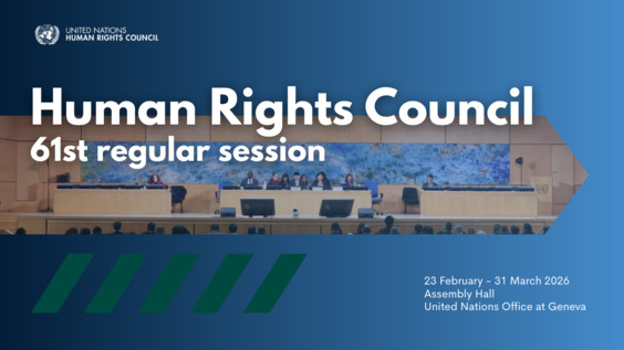 1st, 2nd, 3rd Meetings - 61st Session of Human Rights Council