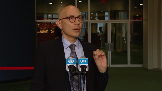 General Assembly Media Stakeout: United Nations High Commissioner for ...