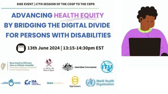 Advancing health equity by bridging the digital divide for persons with disabilities (COSP17 Side Event)