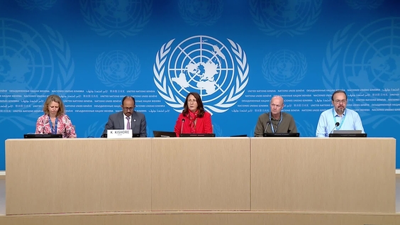 UN Geneva Press Briefing: UNDRR, IFRC, OCHA, WHO, OHCHR, UNCTAD, ITU, UNHRC, WMO, UNICEF