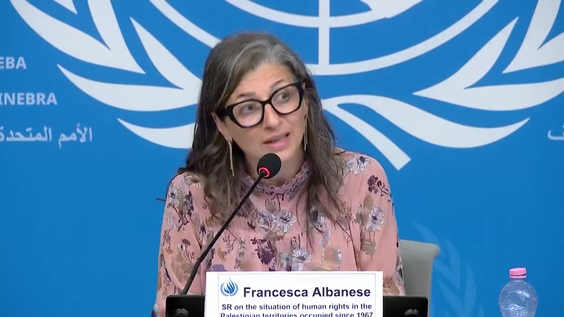 OHCHR/Special Procedures - Press conference: Special Rapporteur on OPT