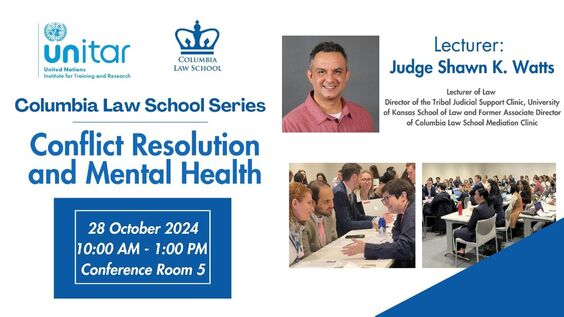 Columbia Law School - Fall 2024 "Conflict Resolution and Mental Health