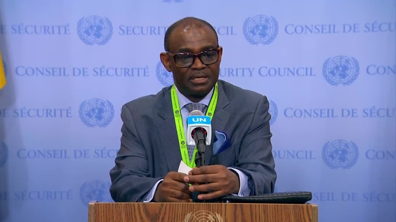 Al-Harith Idriss al-Harith Mohamed (Sudan) on the situation in the Country - Security Council Media Stakeout