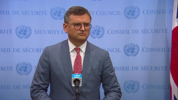 Dmytro Kuleba (Ukraine) on Black Sea Grain Initiative - Security Council Media Stakeout