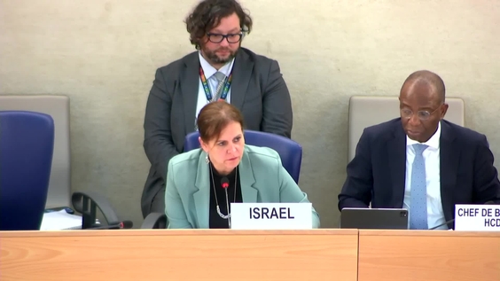 Israel, UPR Report Consideration - 33rd Meeting, 54th Regular Session of Human Rights Council