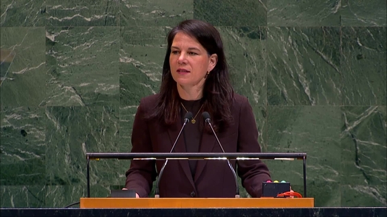 Annalena Baerbock (General Assembly President) on the International Day of Remembrance of Victims of Slavery and Transatlantic Slave Trade