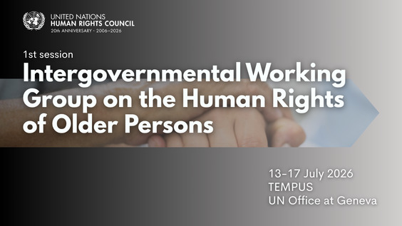8th Meeting, 1st session of the Intergovernmental Working Group on Older Persons (IGWG)