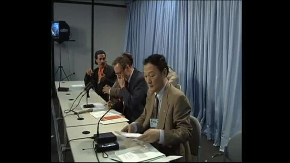Representatives of UNICEF Brief Press
