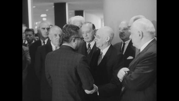 Wreath Laying Ceremony on Second Anniversary of Death of UNSG Dag Hammarskjold
