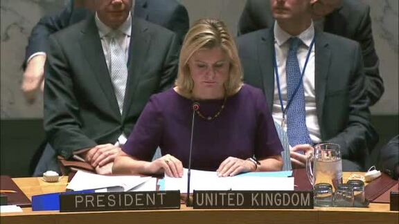 7560th Security Council Meeting on Situation in Middle East