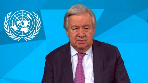 António Guterres (Secretario General) sobre el lanzamiento del Informe sobre el estado del clima mundial 2024