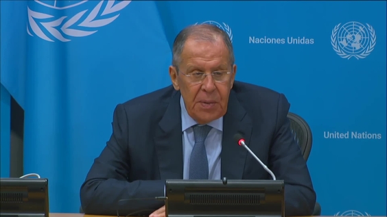 Press Conference: H.E. Mr. Sergey Lavrov Minister for Foreign Affairs of the Russian Federation