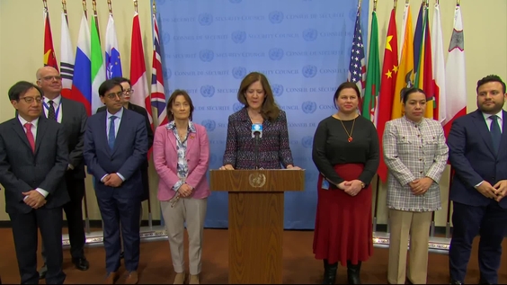 Joint statement by Security Council signatories of the Shared Commitments on Women, Peace and Security - Media Stakeout
