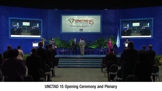 UNCTAD 15 (Bridgetown, Barbados) - Opening Plenary and Ceremony