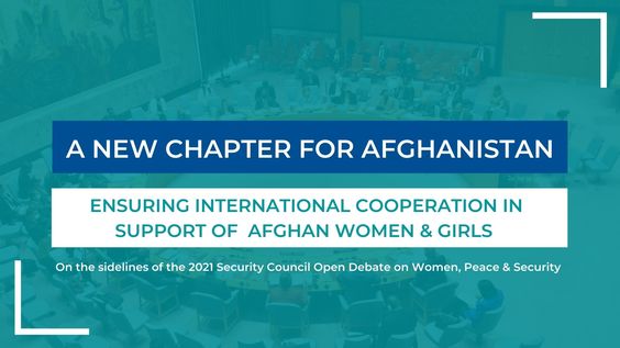 A New Chapter in Afghanistan: Ensuring International Cooperation in Support of Afghan Women & Girls