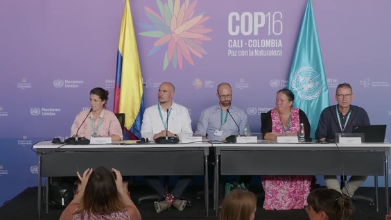 Press Conference: Science-Policy Interface Supporting Biodiversity – United Nations Biodiversity Conference 2024