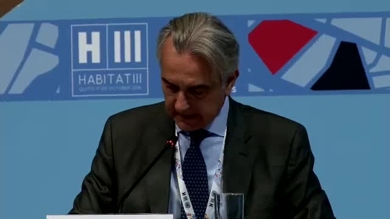 Representative of United Cities and Local Goberments, Habitat III, 7th plenary meeting