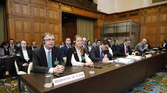 THE HAGUE – The International Court of Justice (ICJ) holds public hearings on the preliminary objections raised by the Russian Federation in the case Ukraine v. Russian Federation - second round of oral argument of the Russian Federation, part one