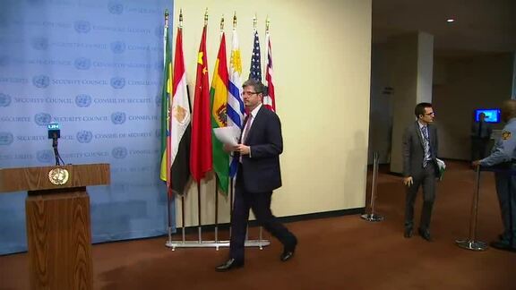 President of the Security Council Briefs Press