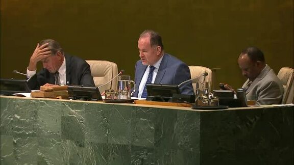Transitional President of Burkina Faso Addresses General Assembly