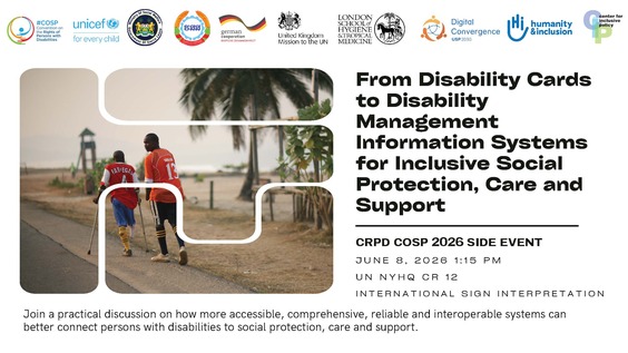 From disability card to disability management information systems for inclusive social protection, care and support (COSP19 Side Event)