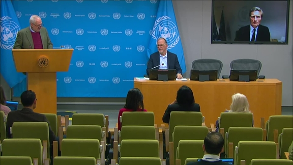 Ted Chaiban (UNICEF) and Carl Skau (WFP) on their recent joint mission to Gaza and the West Bank - Press Conference