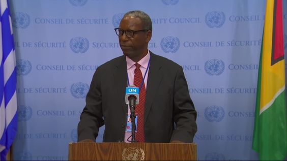 Pierre Claver Ndayicariye (President) on the situation in Burundi - Security Council Media Stakeout
